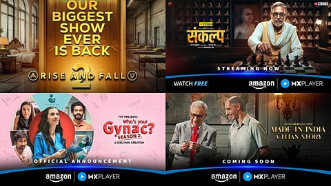 Amazon MX Player announces 2026 slate: Rise & Fall, Who's your Gynac? to return; Sankalp, Made in India among new shows