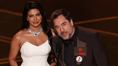 Priyanka Chopra faces flak for response to Javier Bardem's 'Free Palestine' Oscar speech