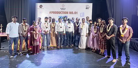 Munishkanth among others in The Dorm team