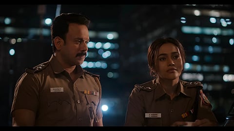 Bharath and Bhavani Sre in a still from Kaalidas 2