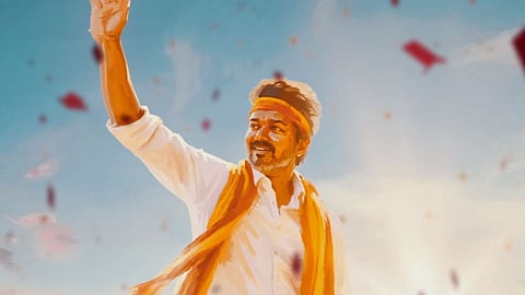 Vijay lends his voice to TVK election campaign song