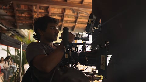 Ken Karunaas on the sets of Youth