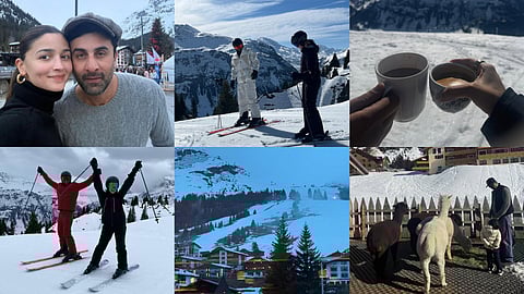 Alia Bhatt shares pictures from her and Ranbir Kapoor’s snowy vacation