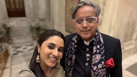 Priyanka Mohan meets Shashi Tharoor at Rashtrapati Bhavan: 'Truly enjoyed our conversation'