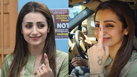 Tamil Nadu Election 2026: Trisha casts her vote, teases support for Vijay