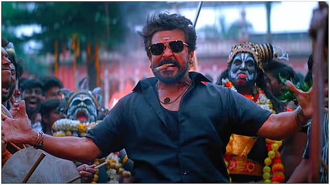 A screengrab from Karuppu teaser featuring Suriya