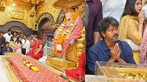 Watch: Vijay prostrates himself at Sai Baba's shrine in Shirdi