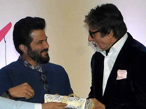 Anil Kapoor as Amitabh Bachchan's father?