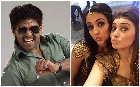 Trisha and Hansika to unveil Ghajinikanth's second look poster