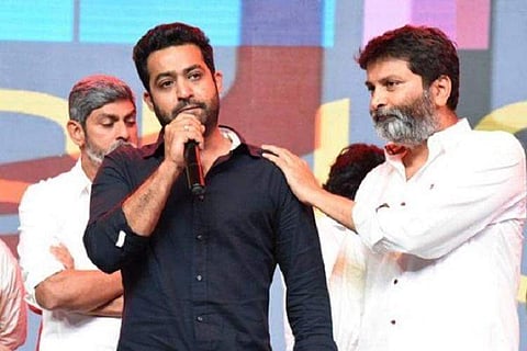 Jr NTR gets emotional at pre-release event of Aravinda Sametha Veera Raghava