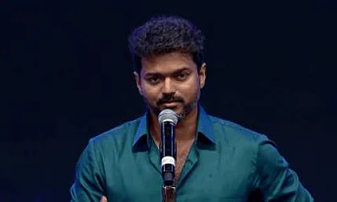 Vijay hints at political entry during Sarkar's audio launch