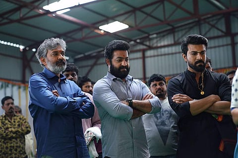 Rajamouli's next with Ram Charan and Jr NTR launched