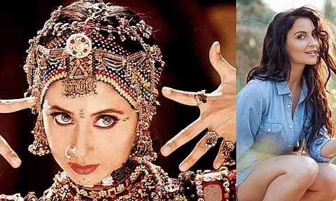 Elli AvrRam recreates Urmila Matondkar's Chamma Chamma