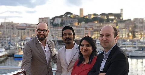 Dhanush is in Cannes