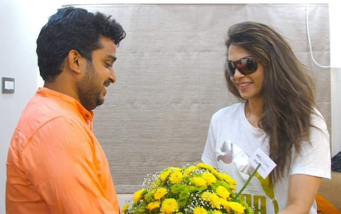 Isha Koppikar joins the sets of Sivakarthikeyan's sci-fi film