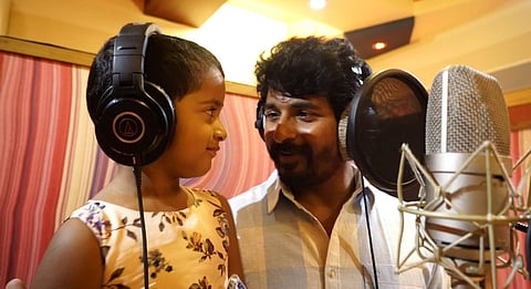 Sivakarthikeyan and daughter Aaradhanaa sing for Kanaa