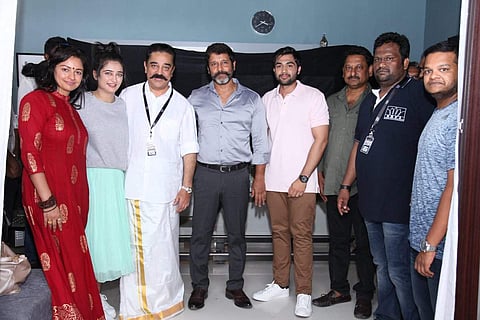 Vikram-Akshara Haasan film goes on floors