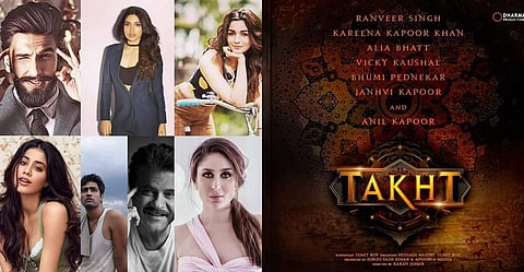 Ranveer Singh, Kareena Kapoor Khan, Alia Bhatt and Anil Kapoor unite for Takht