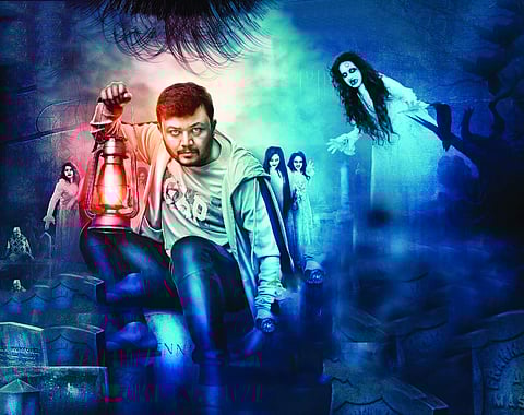 Ganesh wraps up shoot for horror-comedy Gimmick