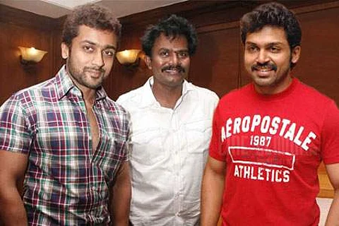 Suriya's next is with director Hari, Karthi confirms during Kaithi pre-release event