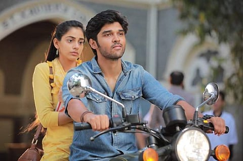 Dhruv Vikram and Banita Sandhu in Dhruv Vikram