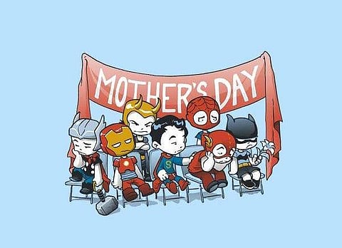 Happy Mothers Day DC Marvel Mothers