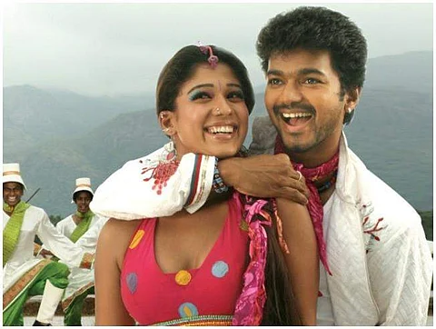 Is Nayanthara's character named Angel in Vijay's Bigil?