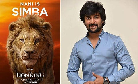 Nani is Simba in The Lion King Telugu version