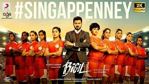 Singappenney from Thalapathy Vijay's Bigil released officially