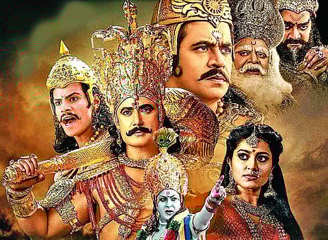 Kurukshetra Movie Review: Darshan shines in this seamless retelling of Mahabharata