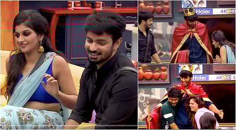 Yaashika Aannand and Mahat enter the Bigg Boss Tamil 3 house; Tharshan made the king