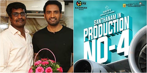 Santhanam begins shooting for Kannan-directorial