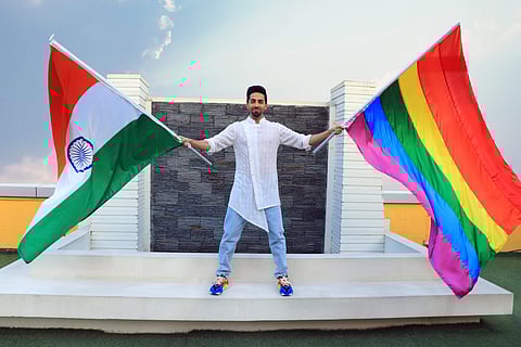 Ayushmann Khurrana waves tricolour with Pride flag for Republic Day