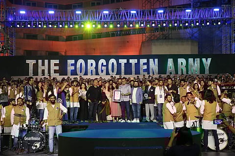 The team of The Forgotten Army sets Guinness World Record