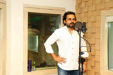 Karthi dubbing for his next, Sulthan