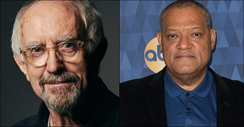 Jonathan Pyrce and Lawrence Fishburne