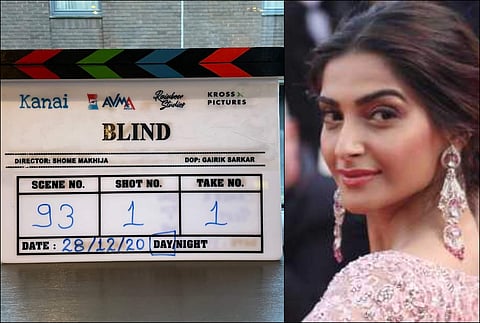 Sonam Kapoor starts shooting for Blind in Glasgow