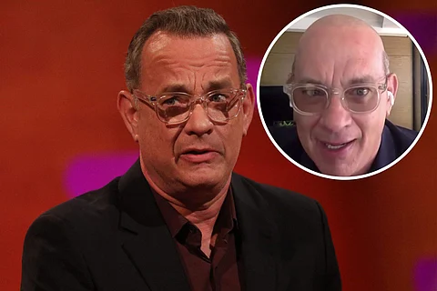 Tom Hanks reveals new look for his upcoming untitled Elvis Presley film