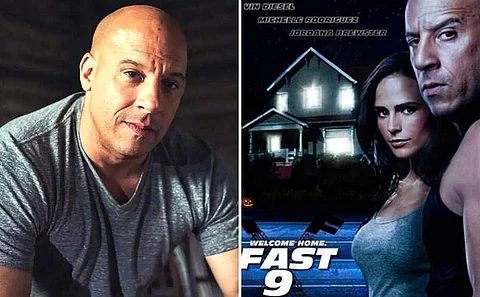 Vin Diesel posts bizarre F9 poster claiming he's trying to 'mitigate a war' between Universal Studios and the 'prejudiced' Producers Guild