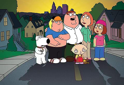 Family Guy is a hilarious sitcom that follows the journey of the Griffins family