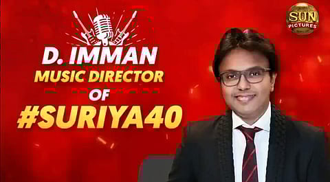 D Imman to compose for Suriya 40