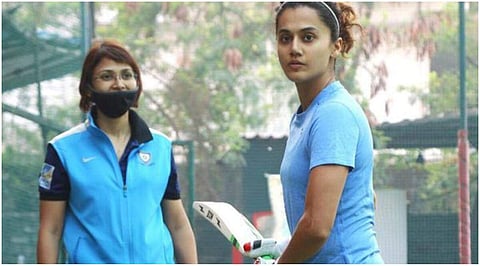 Taapsee Pannu begins training for Shabaash Mithu