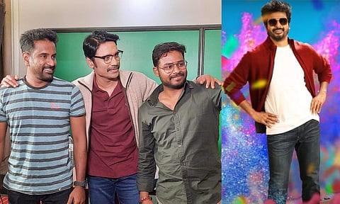 SJ Suryah with director Cibi Chakaravarthi