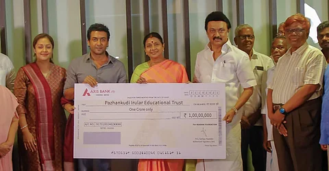 Suriya donates 1 crore towards the welfare of the Irula Tribe