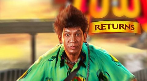 Motion poster of Vadivelu's Naai Sekar Returns out