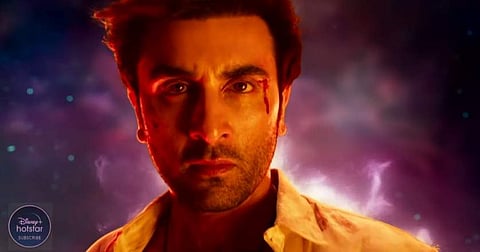 A still of Ranbir from the motion poster