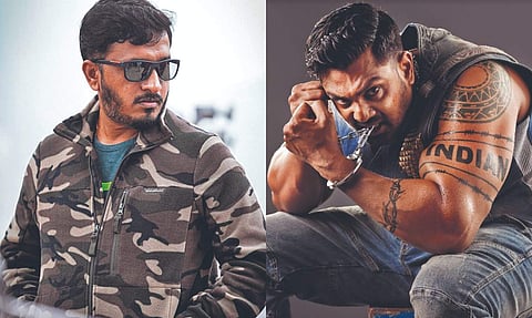 Dhruva Sarja and AP Arjun are halfway through Martin