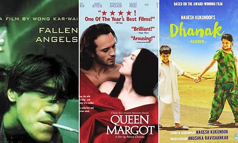 Promo posters of Fallen Angels, Queen Margot and Dhanak