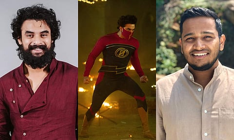 Tovino Thomas, A still from Minnal Murali, Basil Joseph