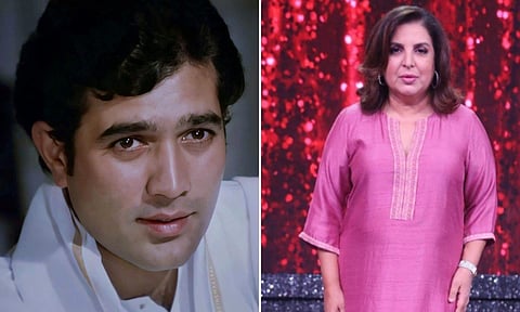 Rajesh Khanna and Farah Khan